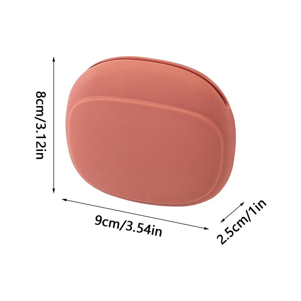 Portable Silicone Data Cable Storage Bag Headphone Storage Box Cute Phone Charger Key Lipstick Storage Bag Travel Wire Organizer