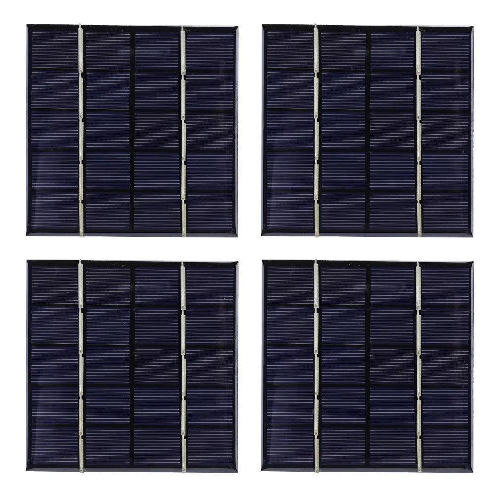Solar Panel Micro Outdoor Solar Photovoltaic Cells Charger Solar Panels for Solar Light 3.7V Battery 3-5V Battery/Phone Charger