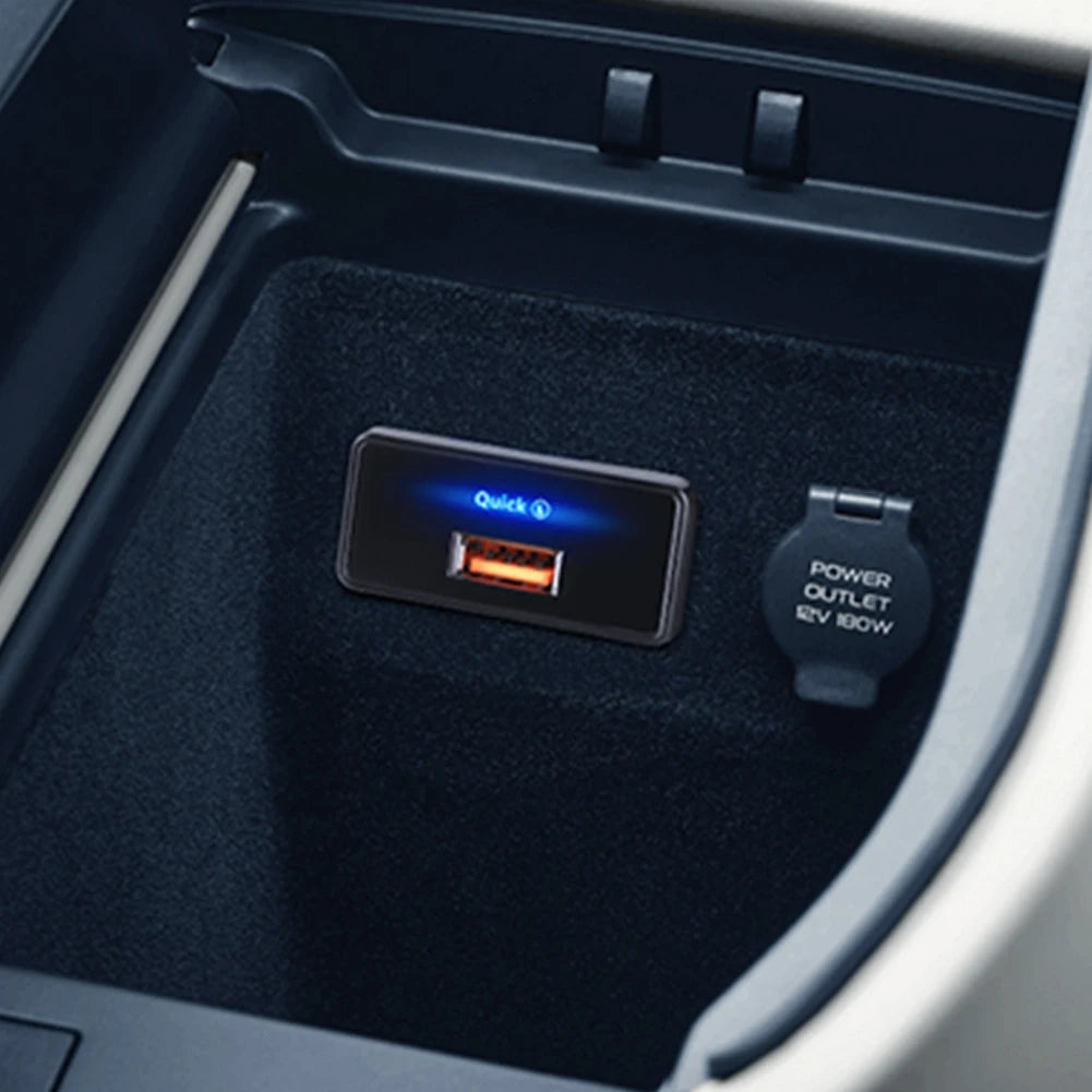 18W/30W RV USB Outlet Adapter Fast Charging Car Charger 12V-24V PD Type C/USB USB Phone Charger Adapter Panel for RV Boat Truck