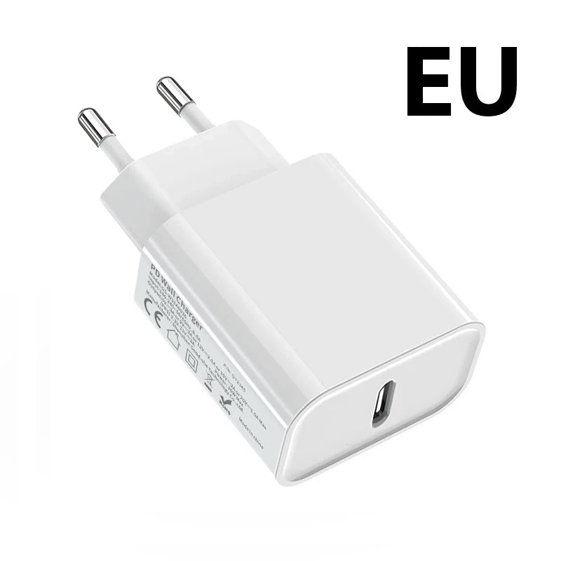 PD 40W Charger USB C Fast Charging Cable For iPhone 17 16 15 Pro Max Air Mini Type C Data line Quick Phone Charger Power Adapter