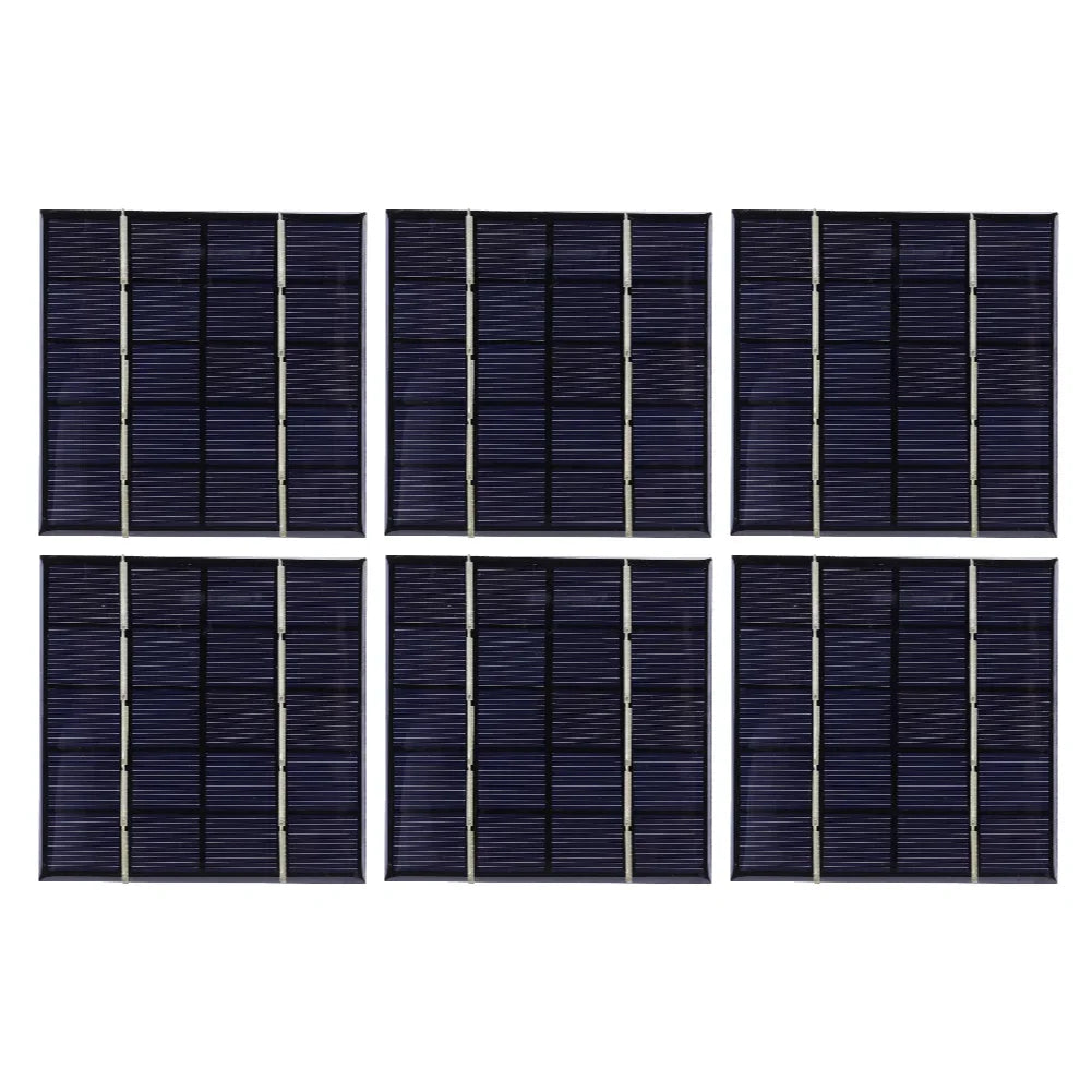 Solar Panel Micro Outdoor Solar Photovoltaic Cells Charger Solar Panels for Solar Light 3.7V Battery 3-5V Battery/Phone Charger