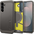 for Galaxy S25 FE Case, Tough Armor Magfit [Kickstand] [Compatible with Magsafe] [Military-Grade Protection] - Gunmental